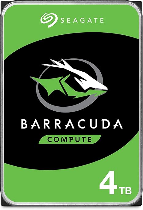 Seagate BarraCuda Mobile Hard Drive 4TB SATA 6Gb/s 128MB Cache 2.5-Inch 15mm (ST4000LM024),Mechanical Hard Disk