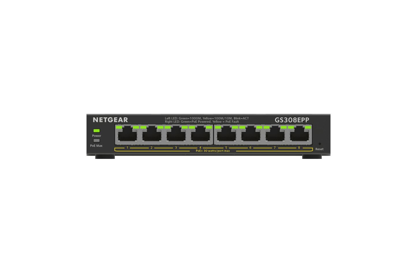 Netgear GS308EPP 8 - Port Gigabit PoE+ Smart Managed Desktop Switch - The HDDs