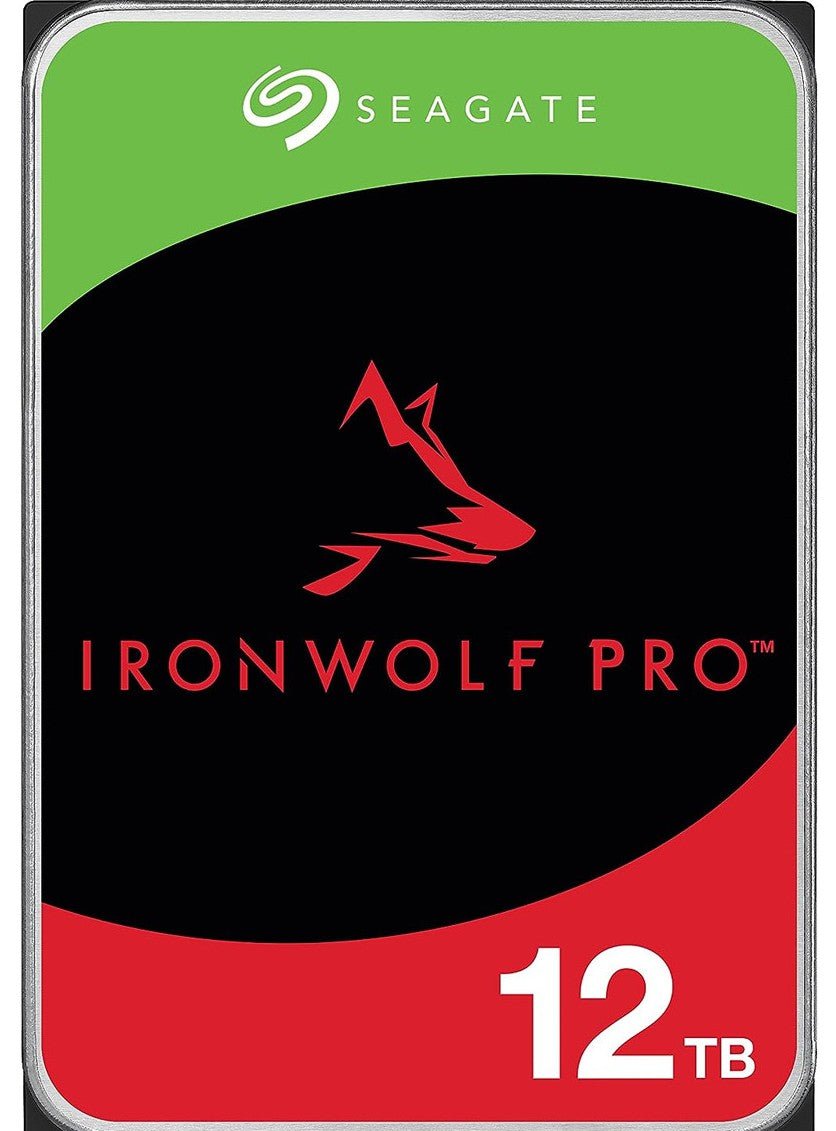 Seagate IronWolf Pro ST12000NE0008 - 12TB Hard Drive - 512E Format - SATA 600 - 3.5" - Internal - 7200RPM - 256MB Buffer - The HDDs