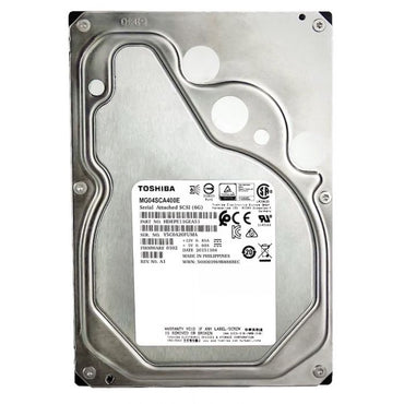 Toshiba Hard Drive - 4 TB - Internal - 3.5" - SATA 6Gb/s - NL - 7200 RPM - Buffer: 128 MB - MG04ACA400E - The HDDs
