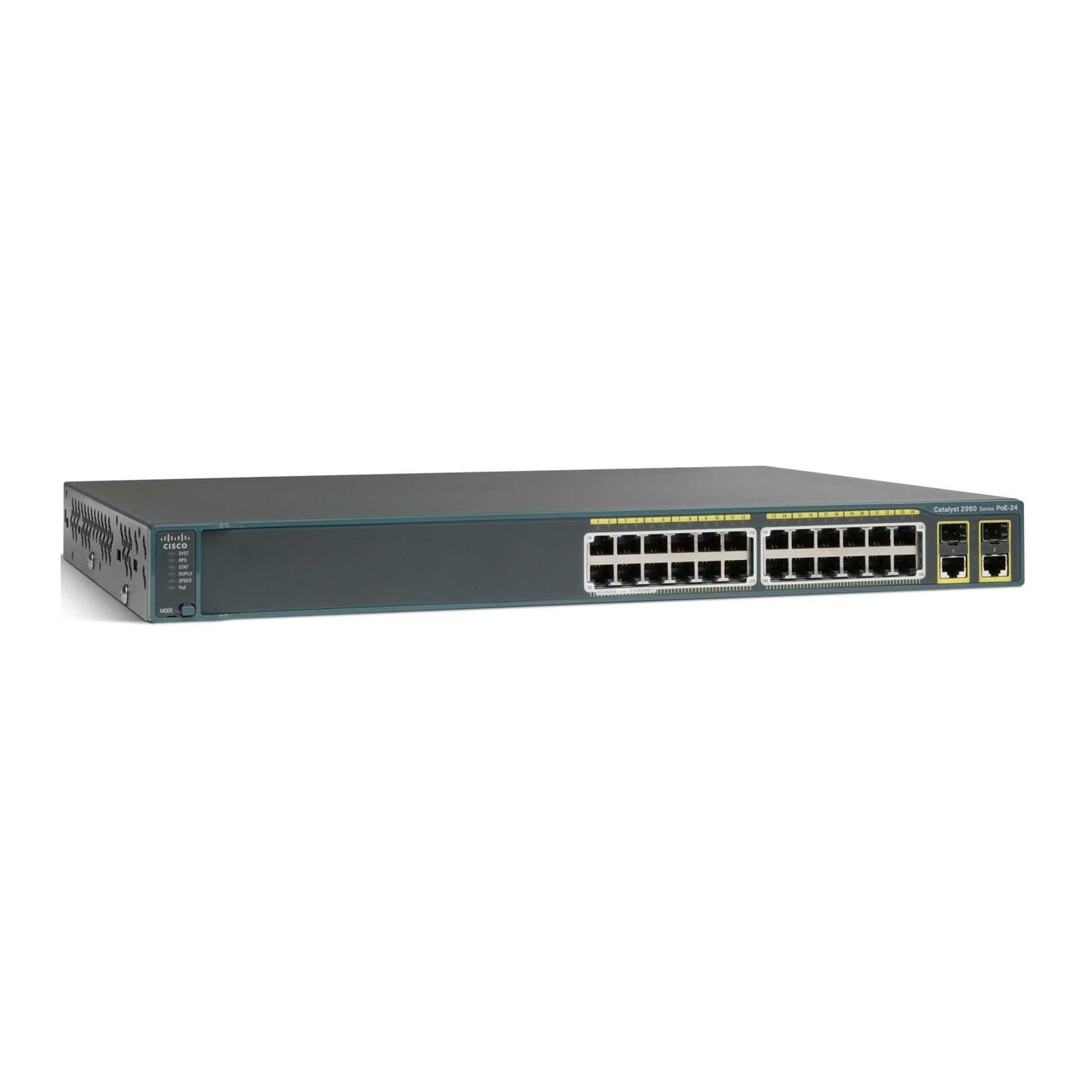 WS - C2960XR - 24PD - I, Cisco Catalyst 2960 - XR Switch, 24xGigE PoE/2x10G SFP+/370W PoE - The HDDs