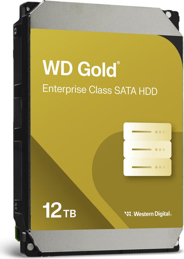 WD Gold 12TB Enterprise Class Hard Disk Drive - 7200 RPM Class SATA 6Gb/s 256MB Cache 3.5 Inch - WD121KRYZ