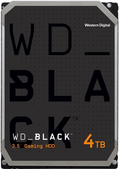 Western Digital 4TB WD Black Gaming Internal Hard Drive HDD - 7200 RPM, SATA 6 Gb/s, 256 MB Cache, 3.5" - WD4006FZBX