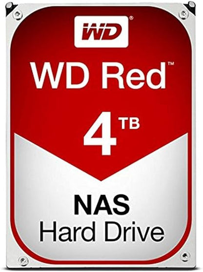 Western Digital WD40EFRX WD Red NAS Hard Drive - Hard drive - 4 TB - internal - 3.5 inch - SATA 6Gb/s - buffer: 64 MB - for WD My Cloud EX2, EX4