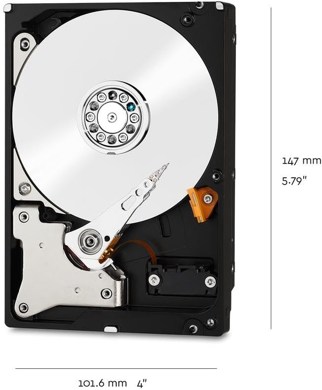 WD Red 8TB NAS Hard Disk Drive - 5400 RPM Class SATA 6 Gb/s 128MB Cache 3.5 Inch - WD80EFZX