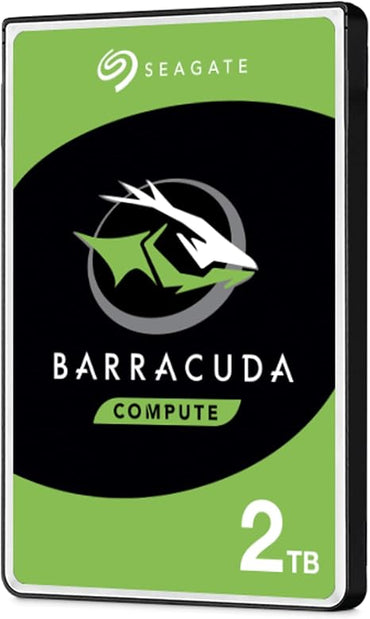 Seagate BarraCuda 2TB Internal Hard Drive HDD – 2.5 Inch SATA 6 Gb/s 5400 RPM 128MB Cache for PC Laptop (ST2000LM015)