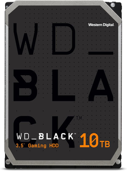 Western Digital 10TB WD Black Performance Internal Hard Drive HDD - 7200 RPM, SATA 6 Gb/s, 256 MB Cache, 3.5" - WD101FZBX