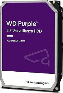 Western Digital 1TB WD Purple Surveillance Internal Hard Drive HDD - SATA 6 Gb/s, 64 MB Cache, 3.5" - WD10PURZ