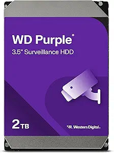 Western Digital 2TB WD Purple Surveillance Internal Hard Drive HDD - SATA 6 Gb/s, 64 MB Cache, 3.5" - WD23PURZ