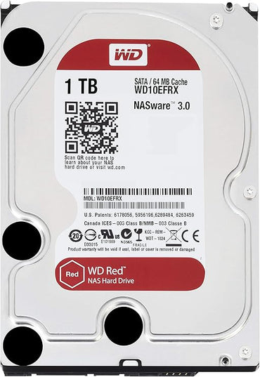 WD Red WD10EFRX 1 TB 3.5quot; Internal Hard Drive