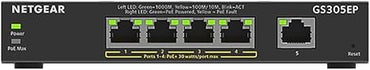 Netgear GS305EP 5 - Port Gigabit PoE+ Desktop/Wall - Mount Managed Switch - The HDDs