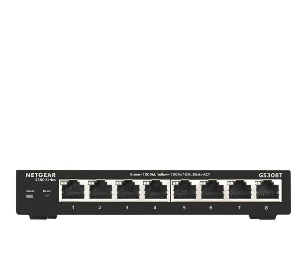 Netgear GS308T 8 - Port Gigabit Smart Managed Desktop/Rack Switch - The HDDs