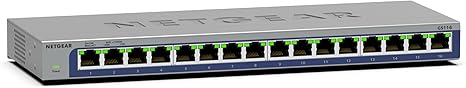 Netgear GS316 16 - Port Gigabit Unmanaged Switch – High - Performance, Reliable, Rackmount Ethernet Solution - The HDDs