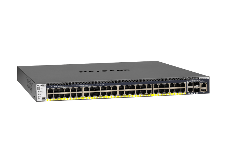Netgear GSM4352PA 52 - Port Gigabit PoE+ Stackable Managed Switch - The HDDs