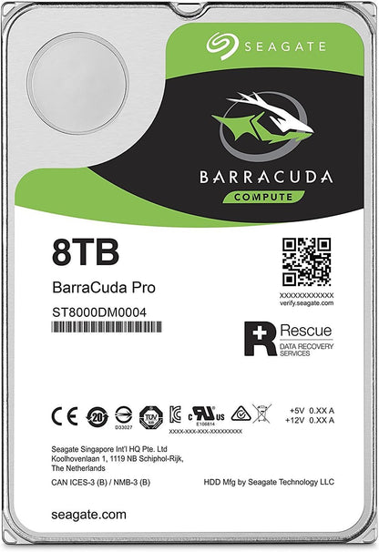 Seagate Barracuda Pro 8TB SATA 6Gb/s 7200RPM 3.5 - Inch Internal Hard Drive — ST8000DM0004 (Renewed) - The HDDs