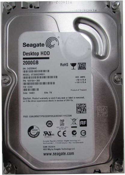Seagate Barracuda ST2000DM001 2TB Desktop SATA Internal Hard Drive - The HDDs