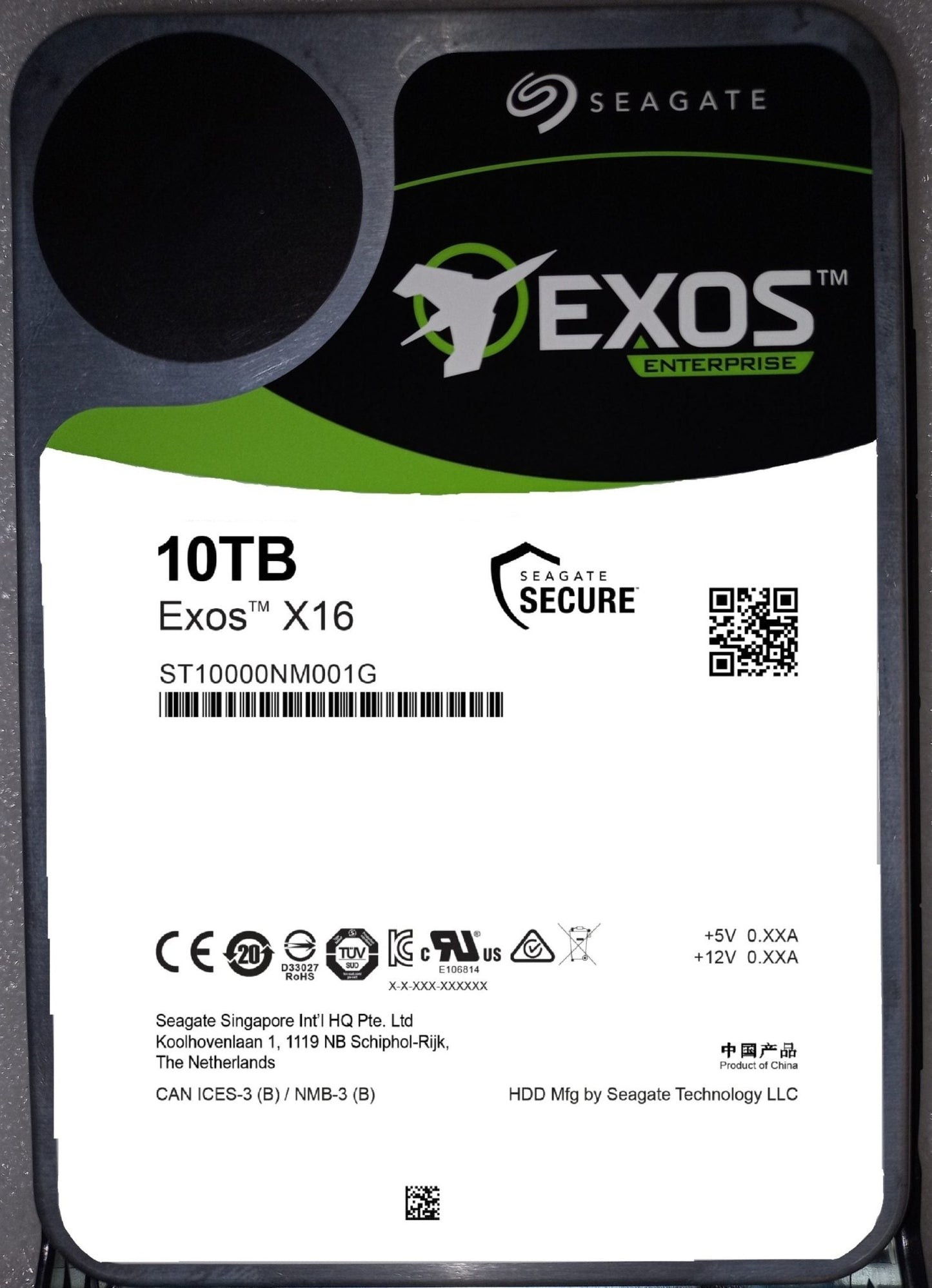 Seagate Exos X16 10TB 7200 RPM SATA 6Gb/s 3.5 - Inch Enterprise Hard Drive (ST10000NM001G) - The HDDs