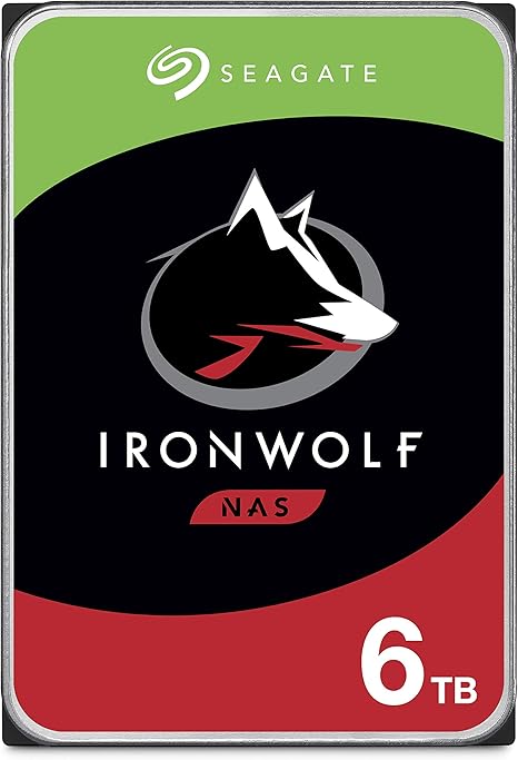 Seagate IronWolf 6TB NAS Internal Hard Drive HDD – CMR 3.5 Inch SATA 6Gb/s 5600 RPM 256MB Cache for RAID Network Attached Storage – (ST6000VN001) - The HDDs