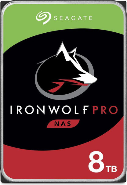 Seagate IronWolf 8Tb NAS Internal Hard Drive HDD – 3.5 Inch SATA 6GB/S 7200 RPM 256MB Cache for Raid Network Attached Storage (ST8000VN0022),Silver - The HDDs