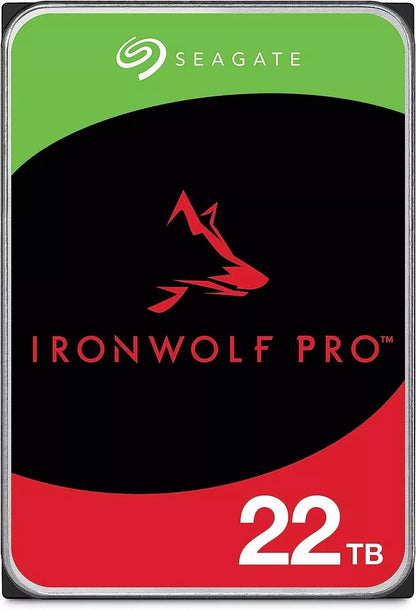 Seagate IronWolf Pro ST22000NT001 22TB 3.5" LFF 6Gbps 7.2K Enterprise 512e SATA NAS HDD - The HDDs