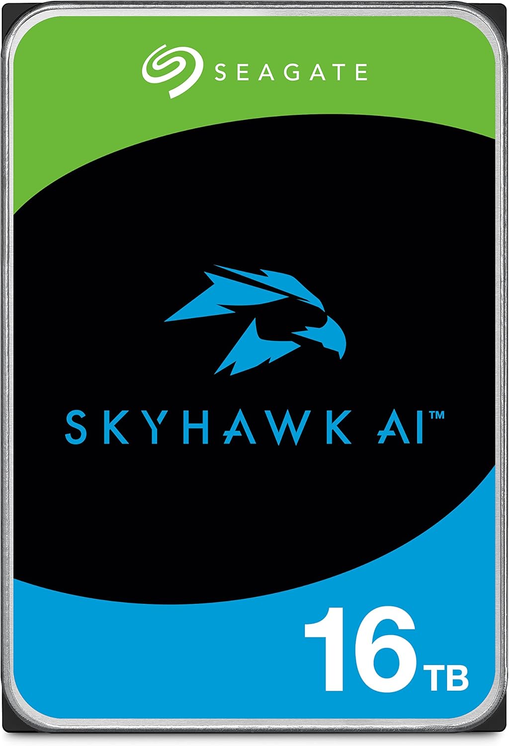 Seagate SkyHawk AI 16TB Video Drive Internal HDD - 3.5 - Inch, SATA 6Gb/s, 256MB Cache for Security Camera System DVR/NVR with Drive Health Management and Rescue Services (ST16000VE000) - The HDDs
