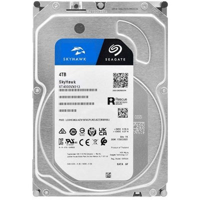 Seagate Skyhawk ST4000VX013 4 TB Hard Drive - 3.5" Internal - SATA (SATA/600) - Network Video Recorder, Video Surveillance System Device Supported - The HDDs
