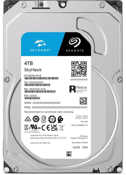 Seagate Skyhawk ST4000VX016 Internal Hard Drive 3.5" 4TB Serial ATA III - The HDDs