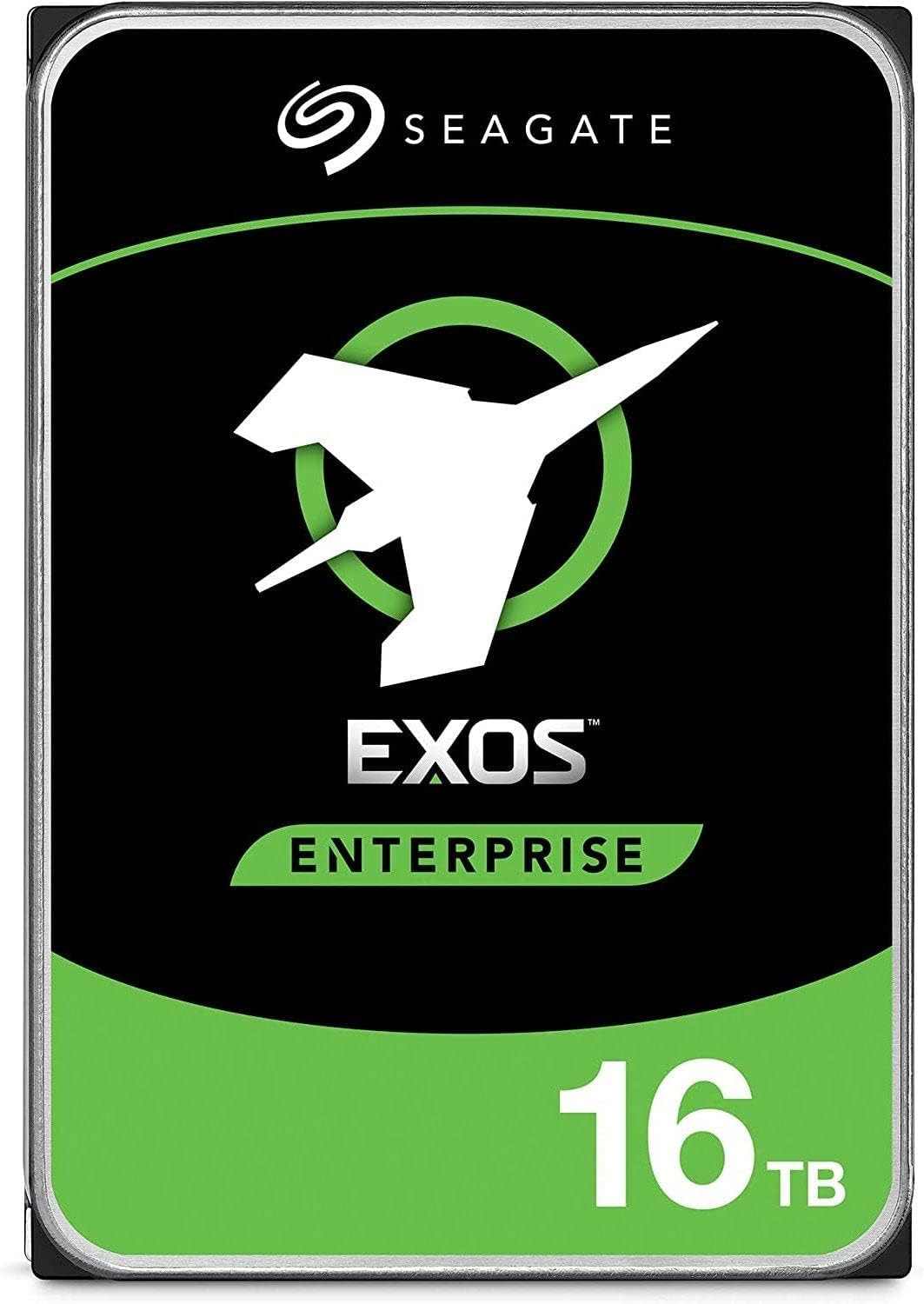 Seagate ST16000NM001G - 16TB HDD Exos X16 Hard Drive, 7200 RPM, 512e/4Kn, SATA 6Gb/s, 256MB Cache, 3.5 - Inch - The HDDs