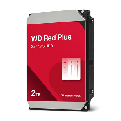 Western Digital 2TB WD NAS Internal Hard Drive HDD - 5400 RPM, SATA 6 Gb/s, SMR, 256MB Cache, 3.5" - WD20EFAX,