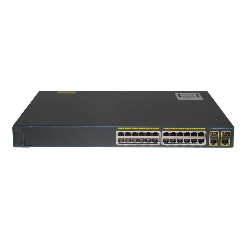 WS - C2960+24PC - L, Cisco Catalyst 2960 Switch, 24x10/100 PoE, 2xSFP, LAN Base - The HDDs